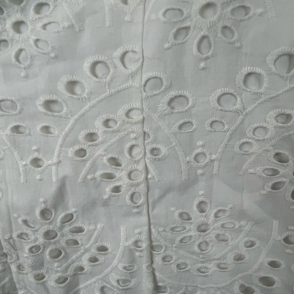 Boden White Ivory Isadora Broderie Dress Eyelet Dress Size 6 EUC - Picture 6 of 9
